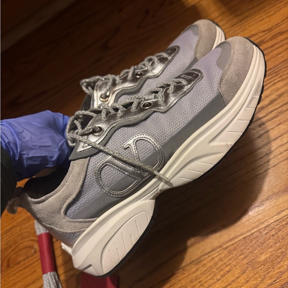 Valentino Garavani Gray and White Women's Sneakers - Picture 6 of 8